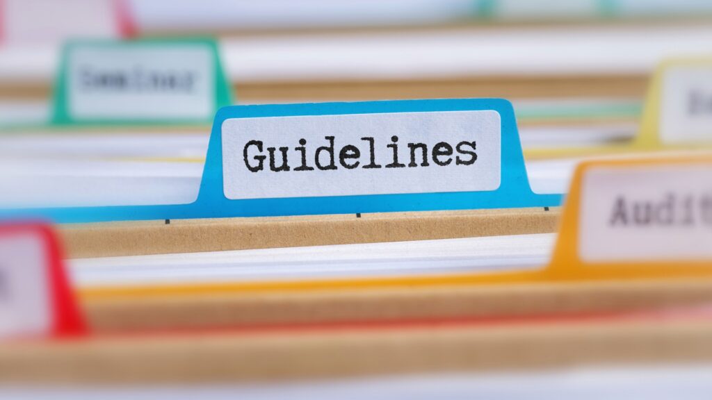 Google guidelines document illustration