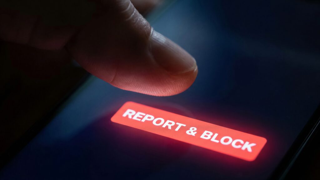 Content report and block illustration