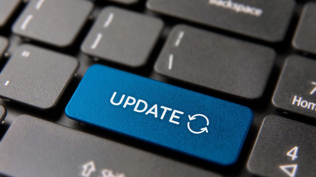 Update button icon